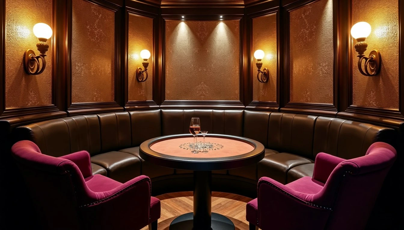 Réception privée au sein du Card Lounge Merveilleusée